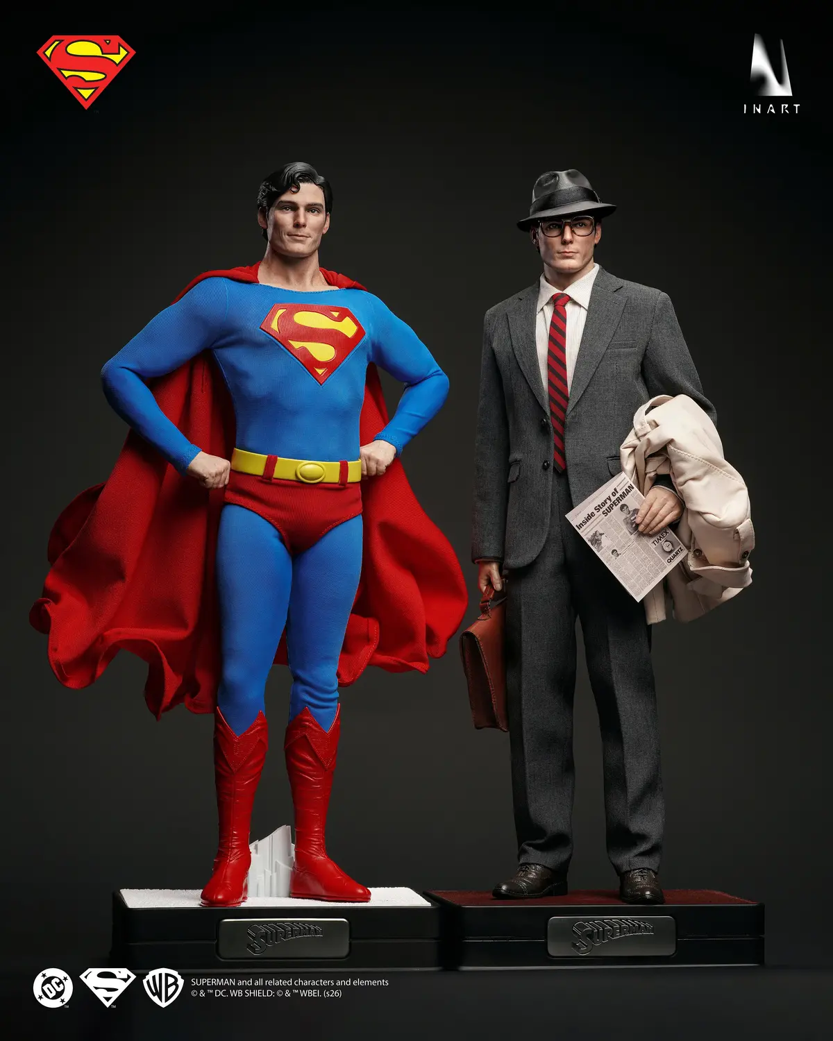 Dc Superman (1978): Superman 1/6 Scale Premium Version Set 1