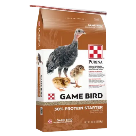 Purina Game Bird 30% Protein Starter 50 Lb Bag- Guajolotina 1