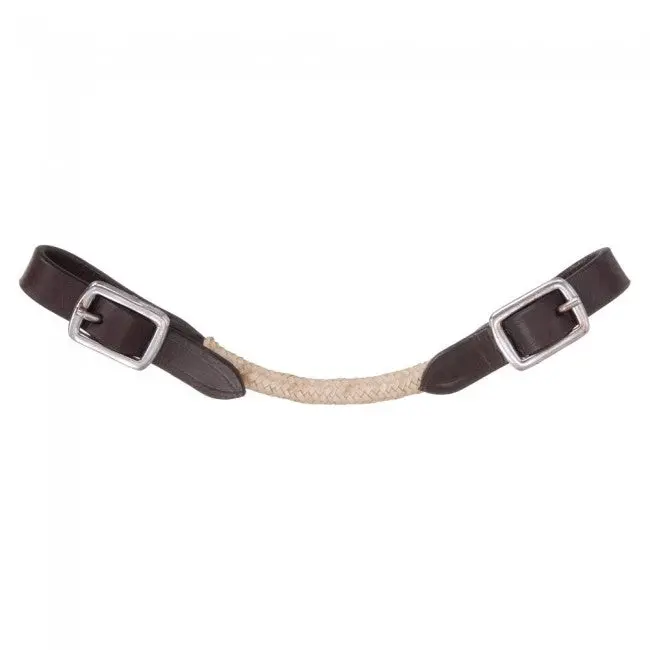 Braided Rawhide Curb Strap 1
