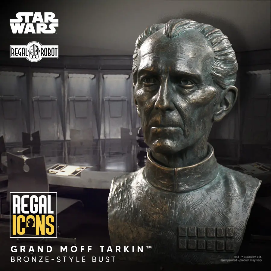Star Wars A New Hope: Grand Moff Tarkin Bronze-Style Bust 1