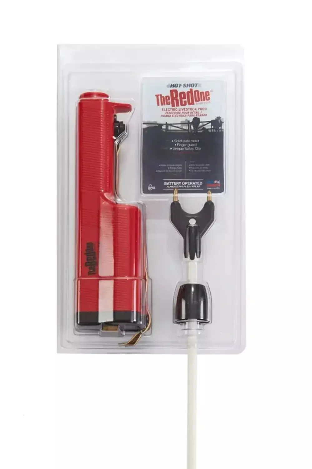Hot-Shot Sabre-Six The Red One Electric Handle W/36" Shaft 1