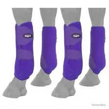 Tough1 Extreme Vented Sport Boots - Full Set - Large - Purple 1
