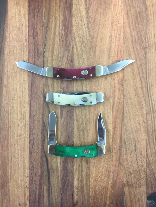 Moore - Double Lockback - 3 1/4" - Red 1