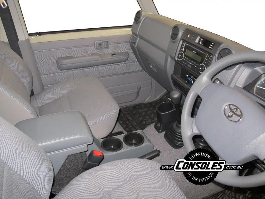 Toyota Landcruiser (2012-2021) 79 Series Dual Cab Half Length Floor Console - Standard Length - Department Of Interior 1