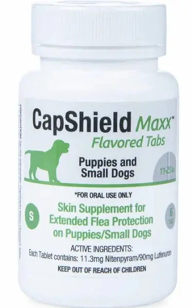 Capshield Maxx Flea Protection / 11-25 Lb / 6 Tablets - (Single Tablet Can Be Given Once Monthly As Needed) 1