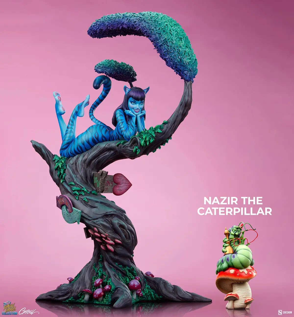 J. Scott Campbell Fairytale Fantasies Collection: Lady Cheshire Cat Deluxe Alice In Wonderland 1
