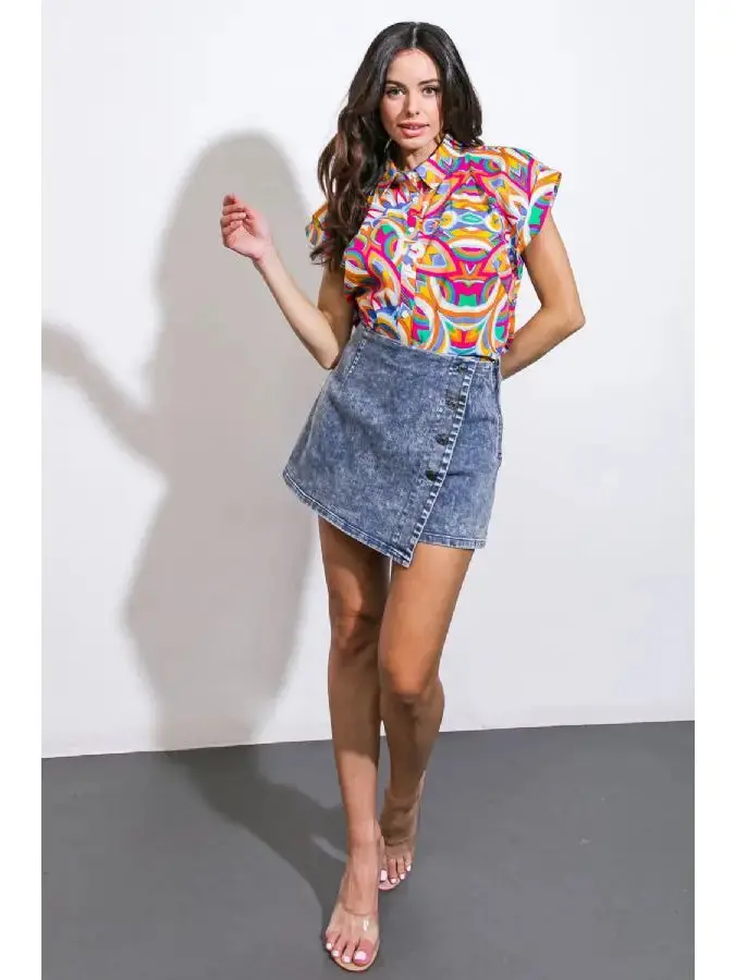 An Acid Washed Denim Small 1