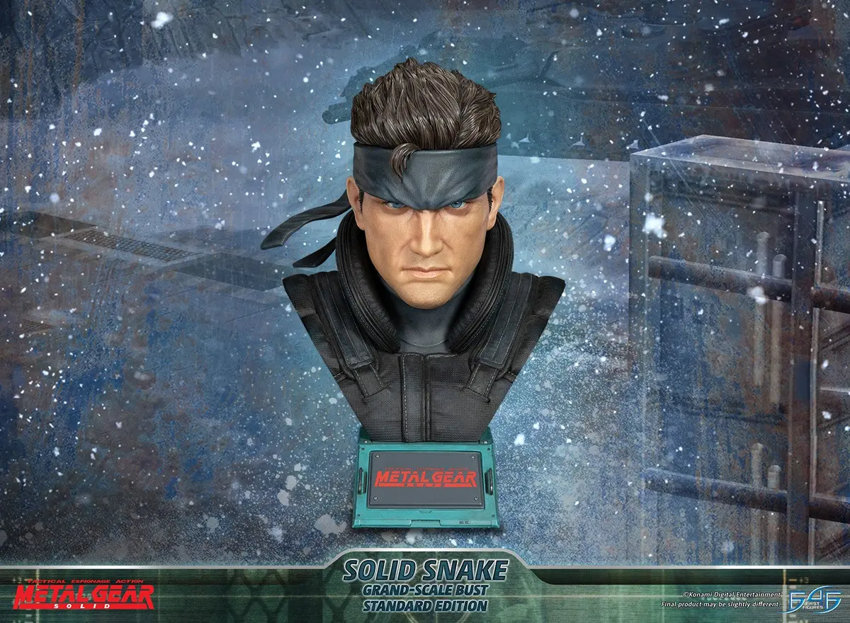 Metal Gear Solid: Solid Snake Grand Scale Bust (Standard Edition) 1