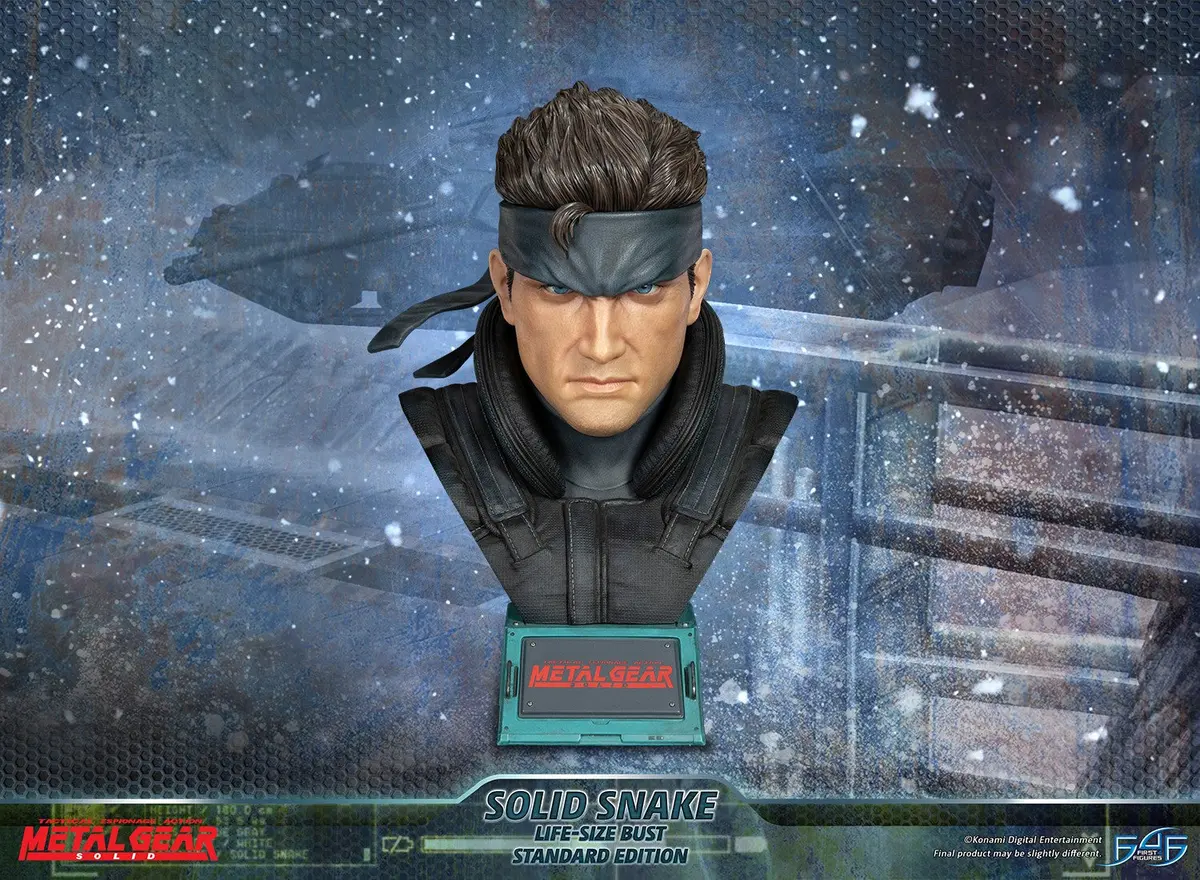 Metal Gear Solid: Solid Snake Life Size Bust (Standard Edition) 1