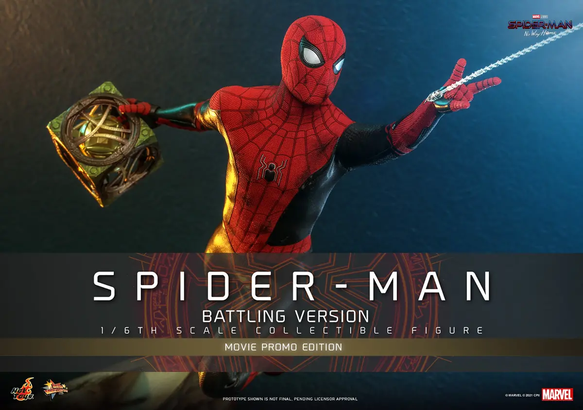Marvel Spider-Man No Way Home: Spider-Man (Battling Version) Movie Promo Edition 1