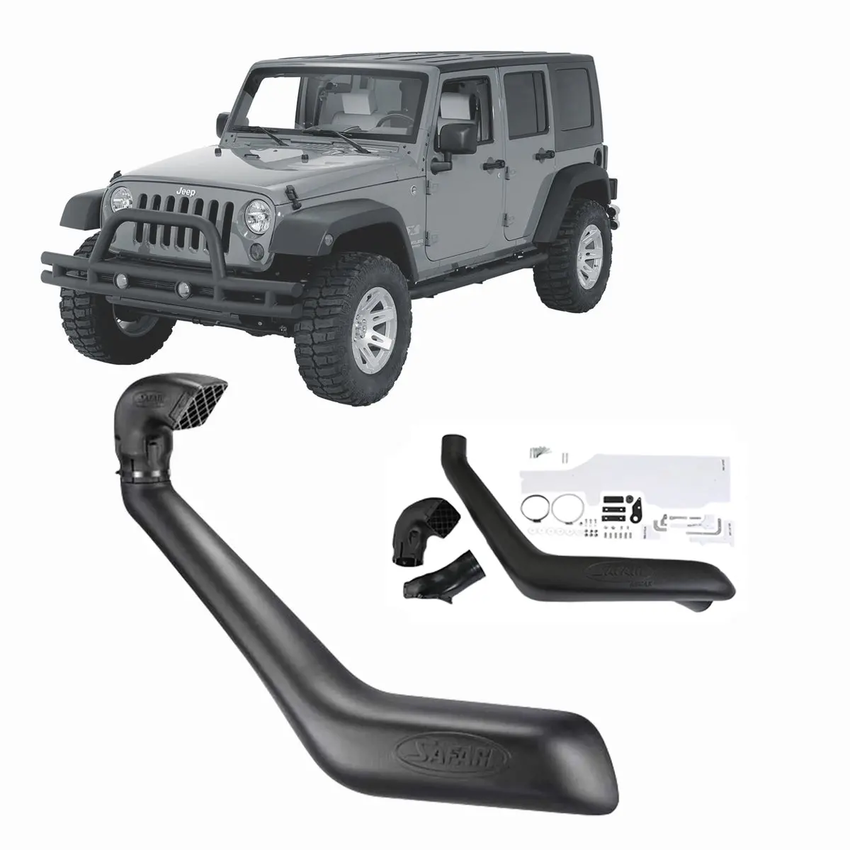 Safari Snorkel To Suit Jeep Wrangler (02/2012 - 04/2018) 1