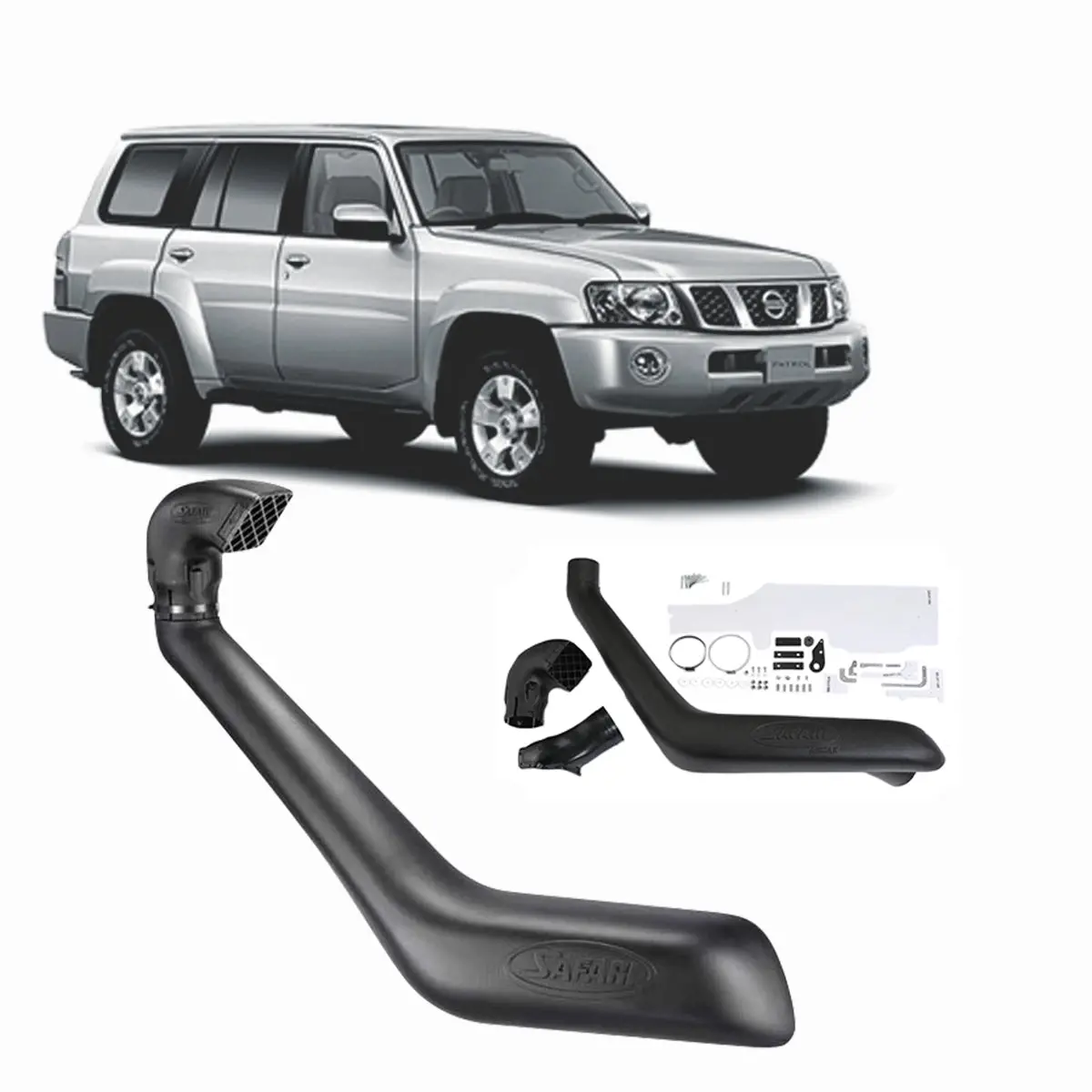 Safari Snorkel To Suit Nissan Patrol (05/2000 - 10/2017) 1