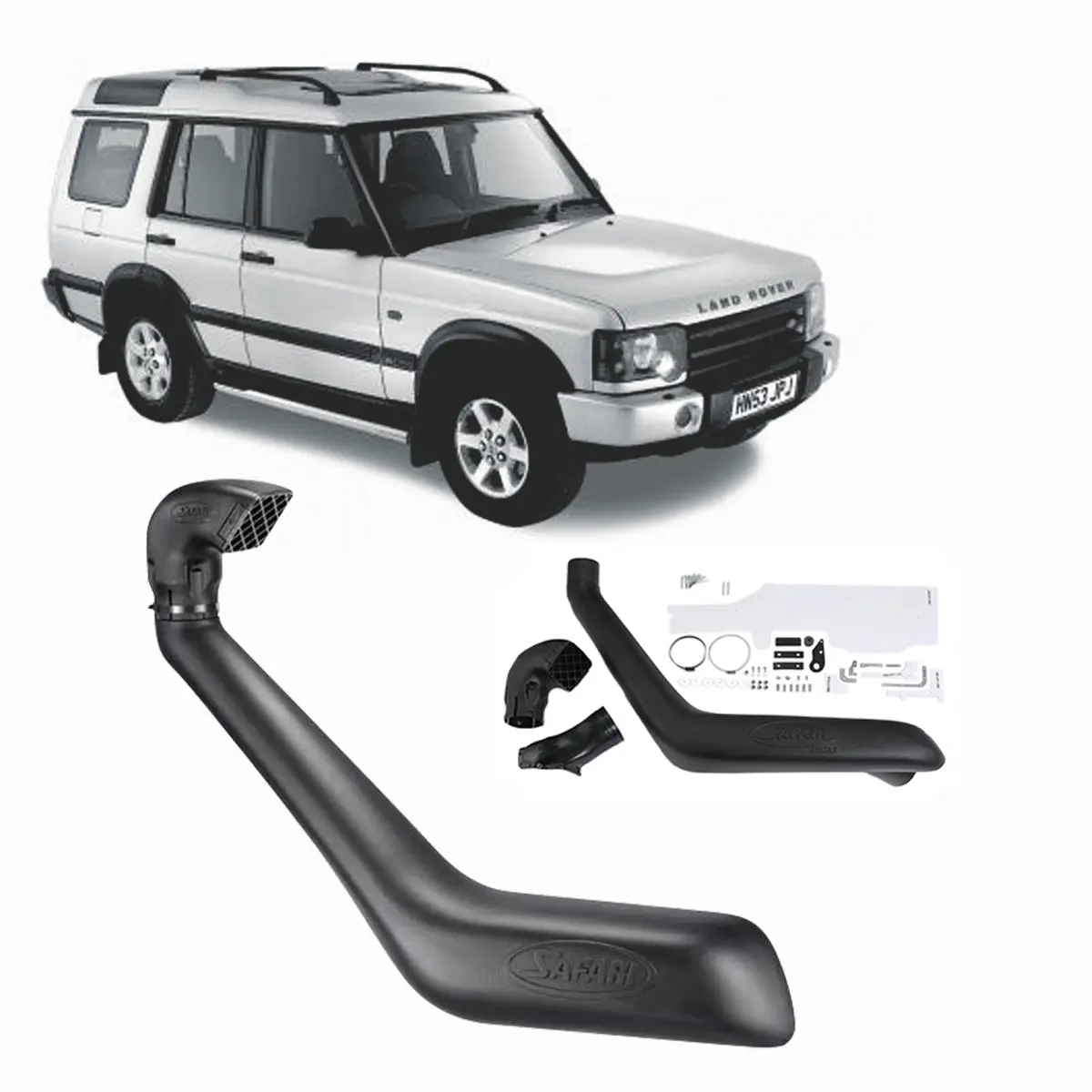 Safari Snorkel To Suit Land Rover Discovery 4 (09/2005 - 07/2017), Discovery 3 (04/2005 - 09/2009), Discovery (07/2005 - 09/2009) 1