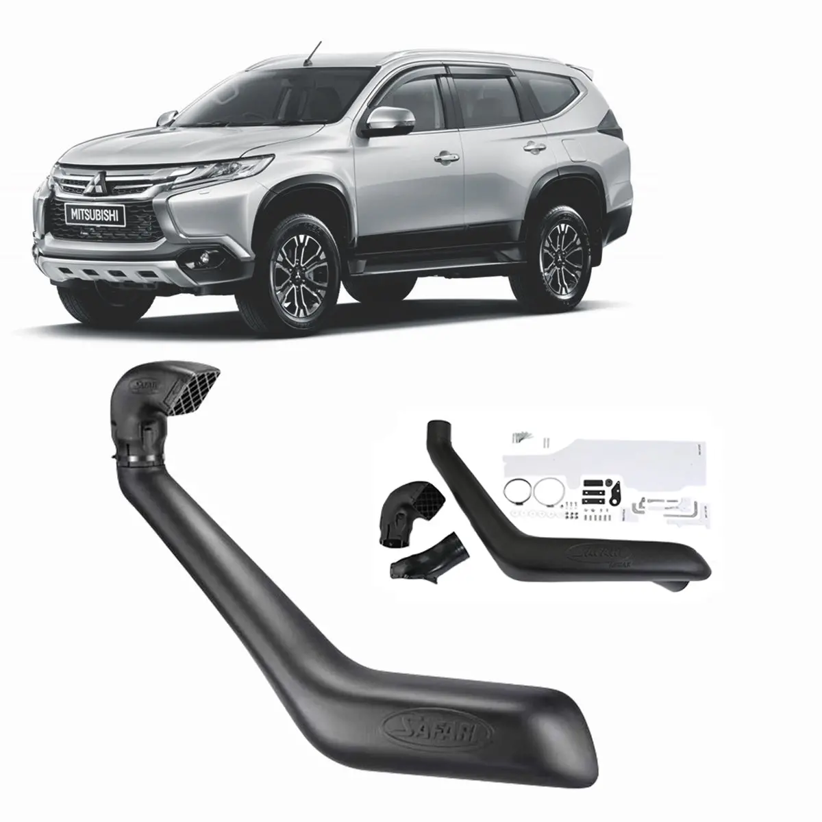 Safari Snorkel For Mitsubishi Pajero Sport (01/2015 - 09/2019) 1