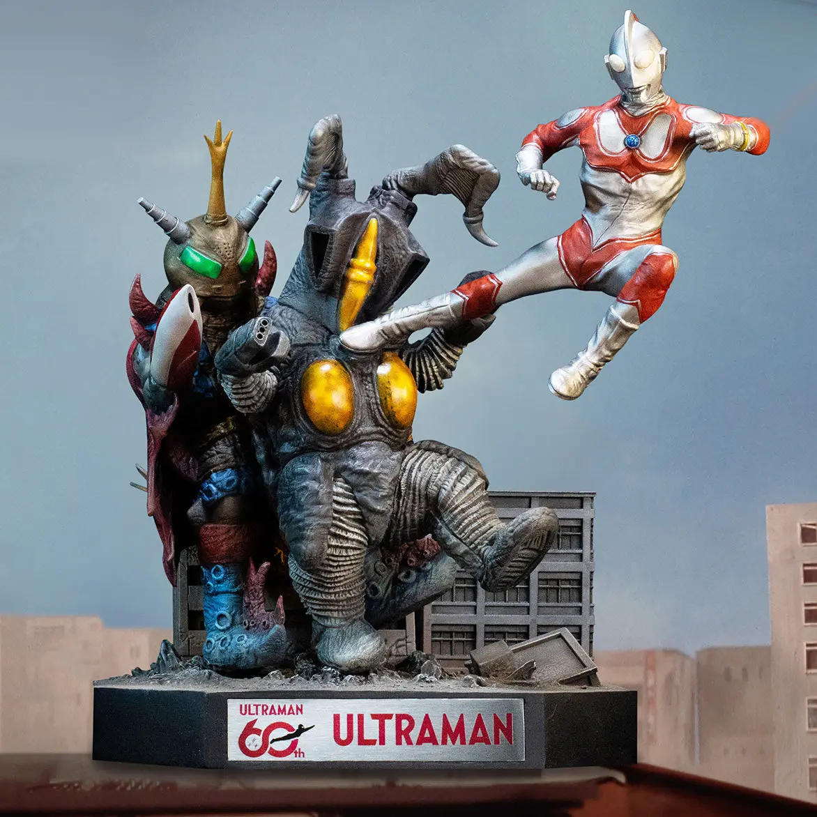 Return Of Ultraman (1971): Ultraman Jack Vs Zetton Ii & Alien Bat Battle Scene 1