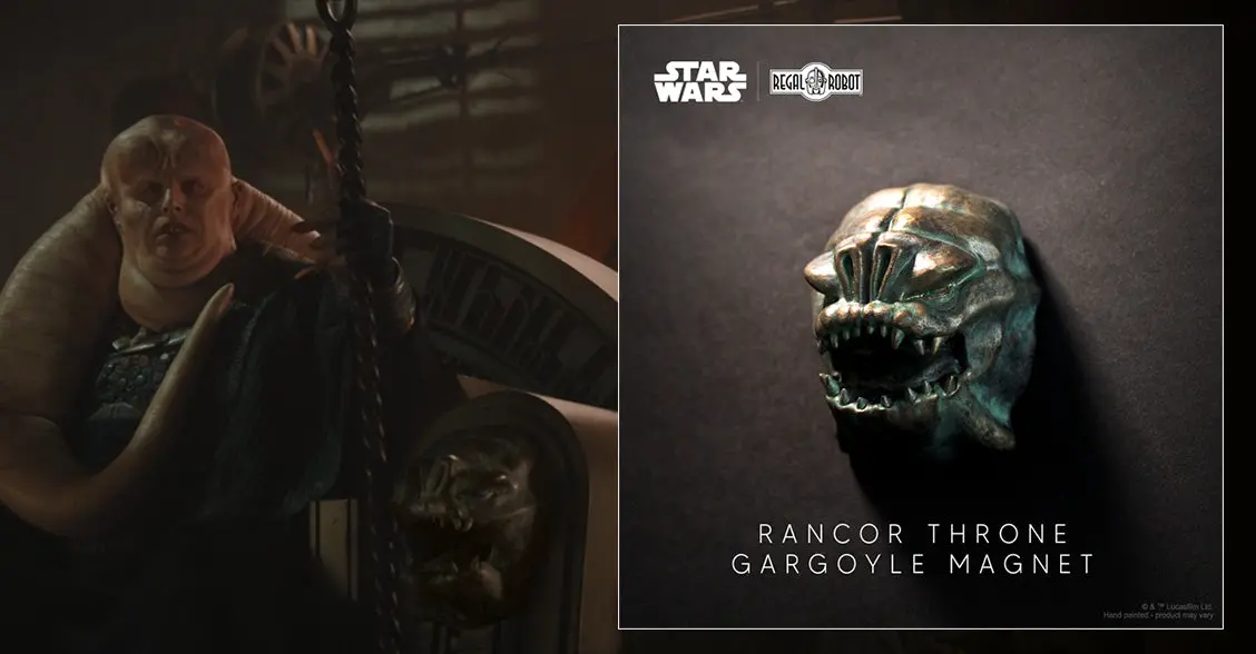 Star Wars The Book Of Boba Fett: Rancor Throne Gargoyle Magnet 1