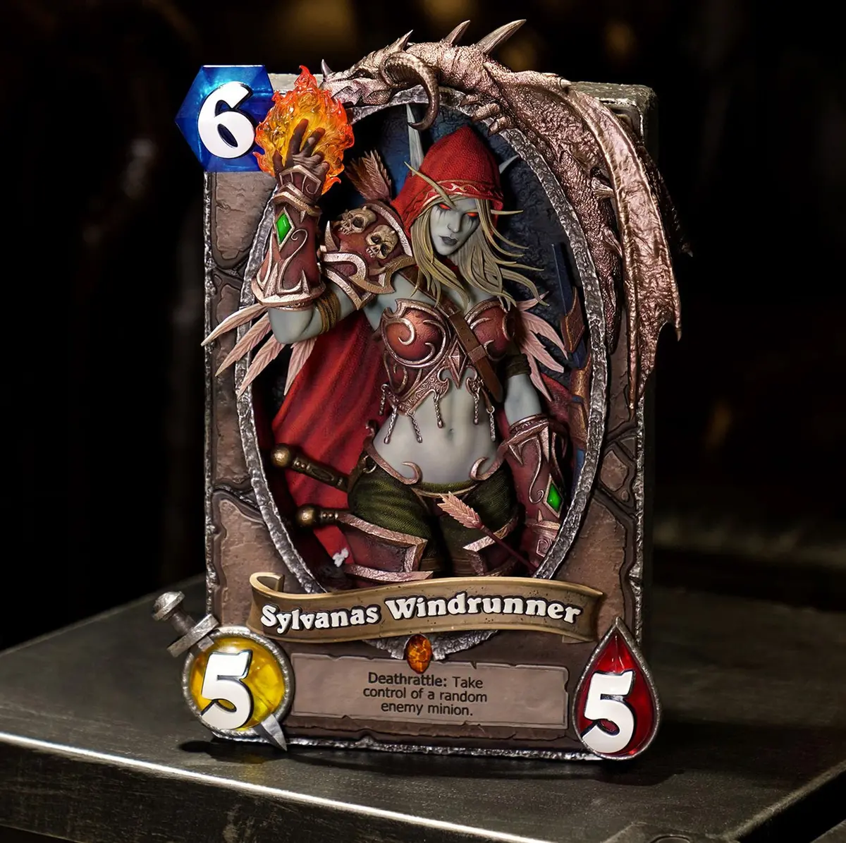 World Of Warcraft Hearthstone: Sylvanas Windrunner 3D Art Frame 1
