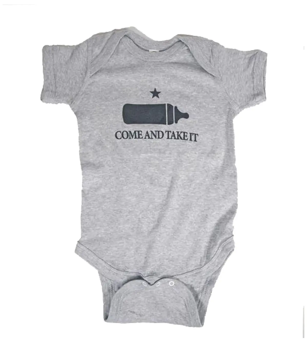 Come And Take It Onesie - Gray 1