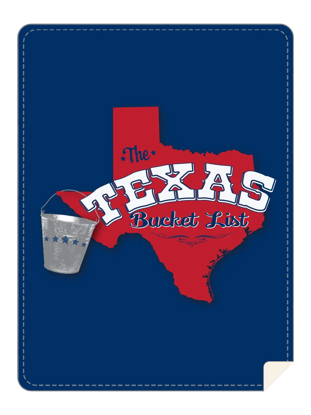 The Texas Bucket List Plush Blanket 1