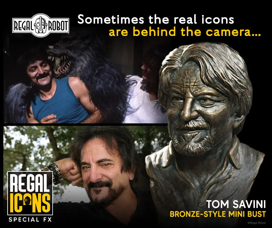 Regal Robot Regal Icons: Tom Savini Bronze-Style Bust 1