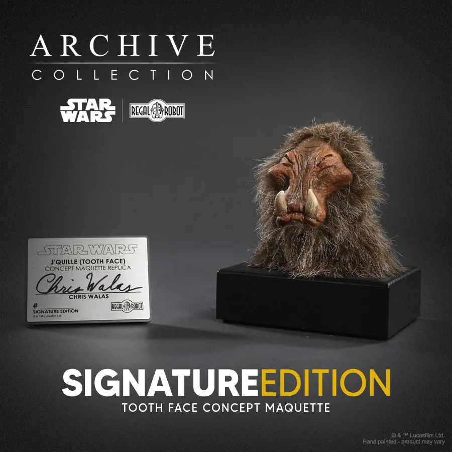 Star Wars Return Of The Jedi: Tooth Face Concept Maquette Replica Signature Edition 1