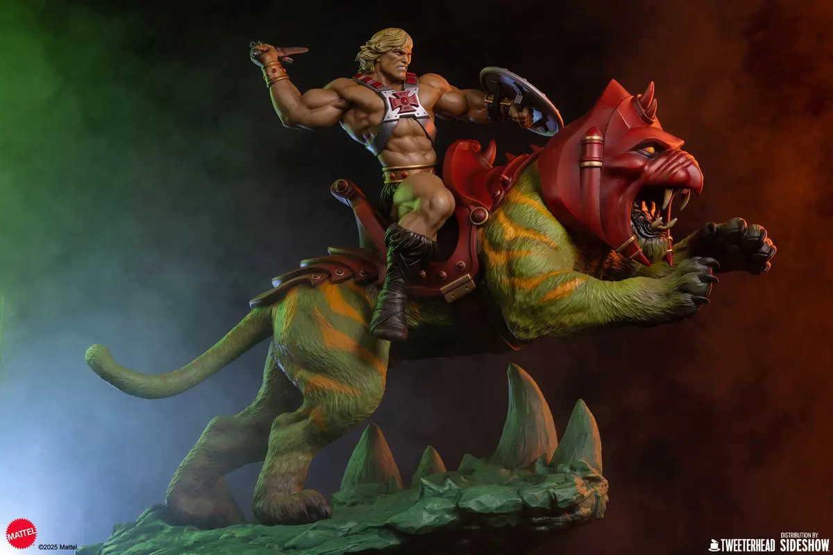 Masters Of The Universe: He-Man & Battle Cat Quarter Scale Maquette 1