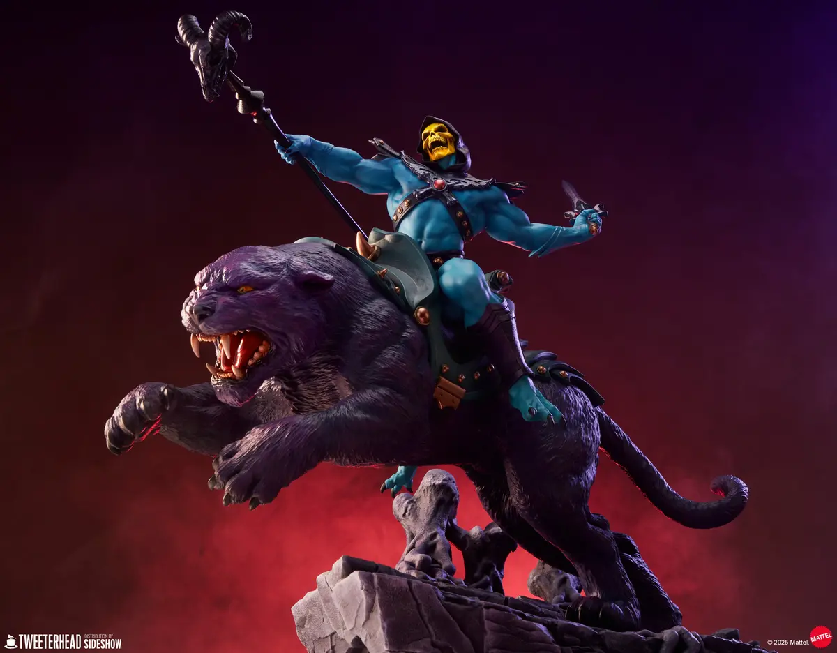 Masters Of The Universe: Skeletor & Panthor Quarter Scale Maquette 1