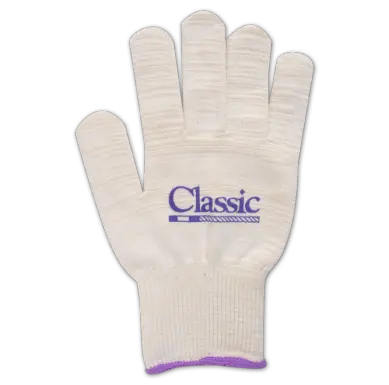 1- Glove - Cotton Deluxe Roping Gloves - Blue - Medium 1