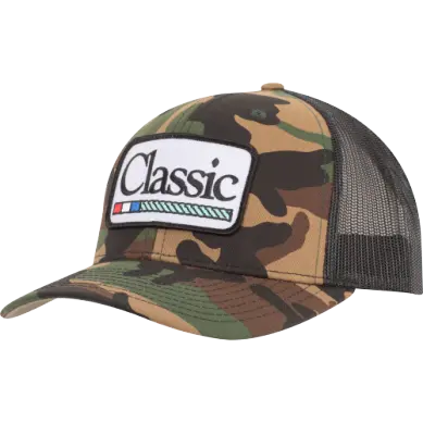 Classic-Trucker Snapback Cap, Embroidered Patch 1