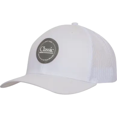 Classic - Trucker Snapback Cap - White 1