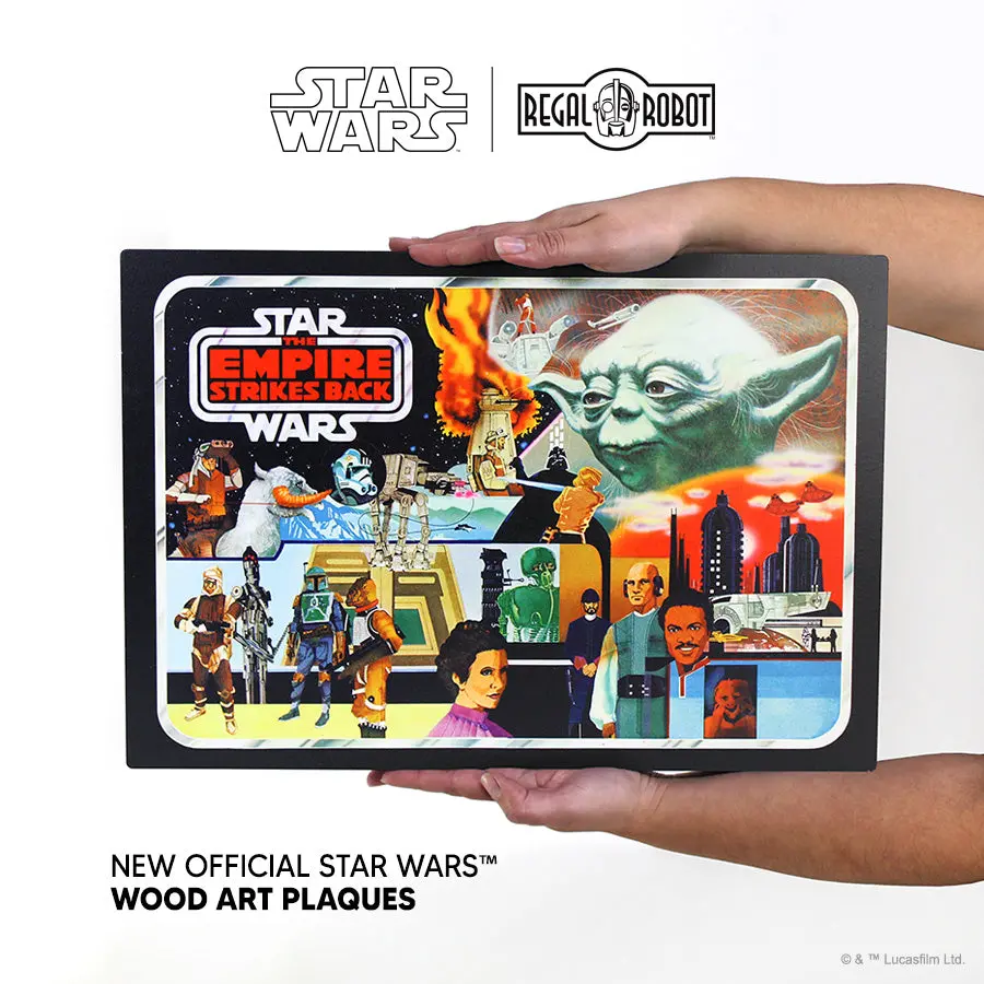 Star Wars The Empire Strikes Back: Vintage Carry Case Art Plaque Version A 1