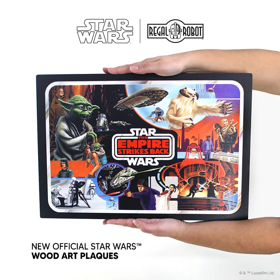 Star Wars The Empire Strikes Back: Vintage Carry Case Art Plaque Version B 1