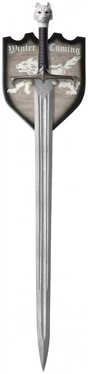 Game Of Thrones Song Of Ice And Fire: Longclaw Sword Of Jon Snow Damascus Book Version 1