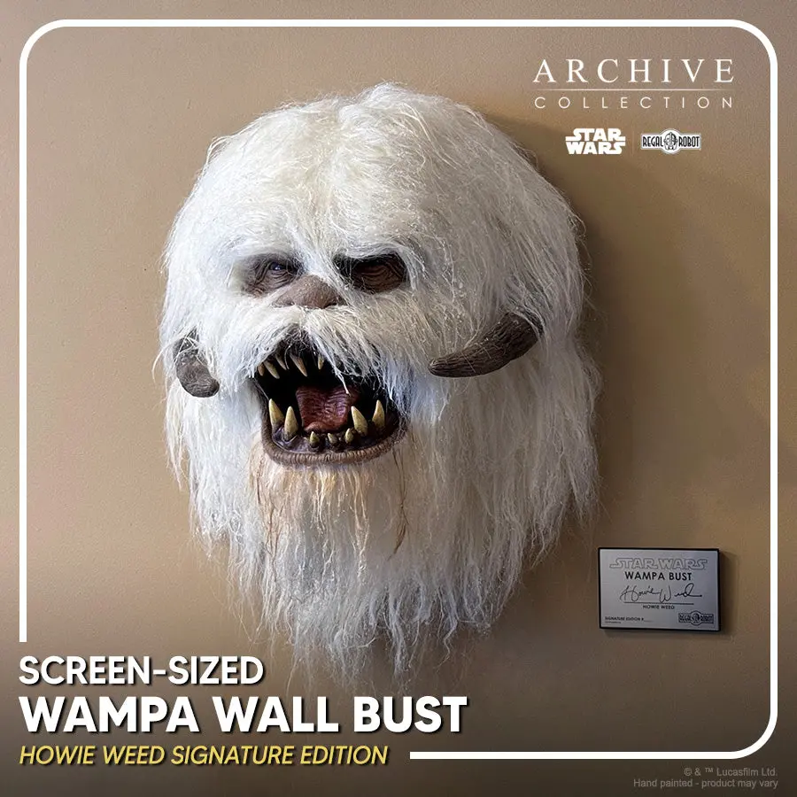 Star Wars The Empire Strikes Back: Wampa Giant Screen-Sized Wall Bust Signature Edition 1