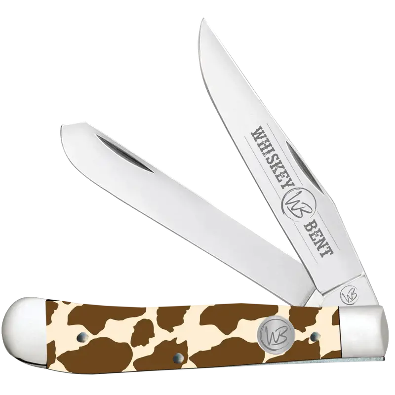 Whiskey Bent - Brown Hide Trapper Knife Wb11-02 1
