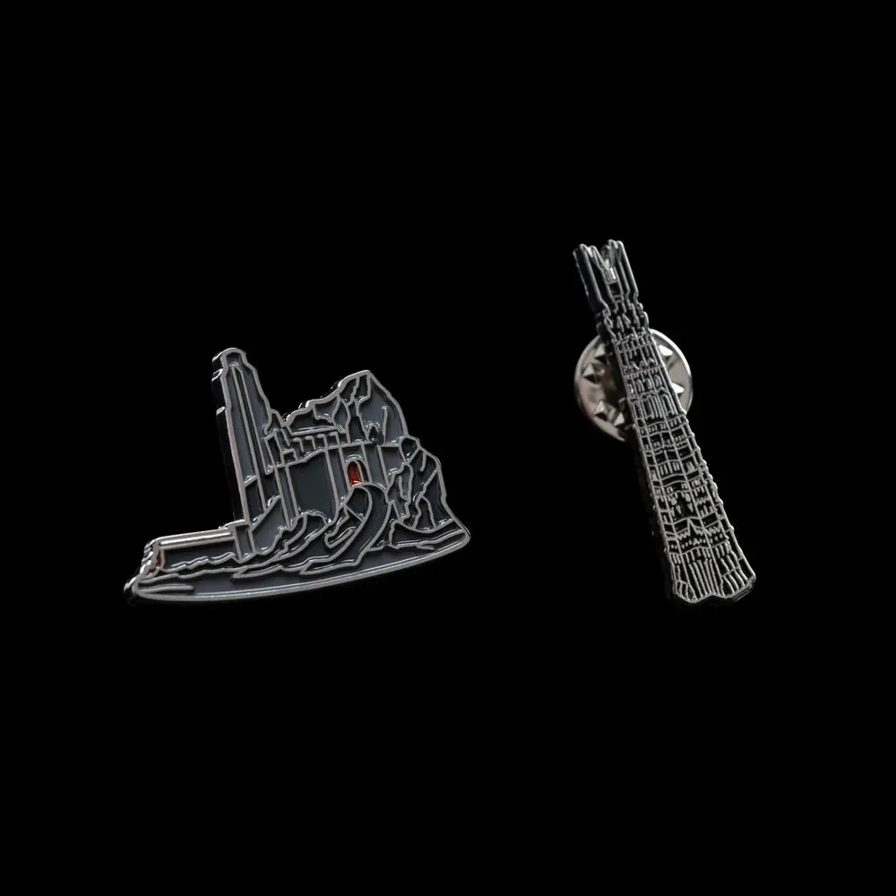 Lord Of The Rings: Helm's Deep And Orthanc Pin Set 1