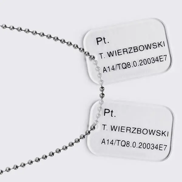 Aliens: Wierzbowski Colonial Marines Dog Tags 1