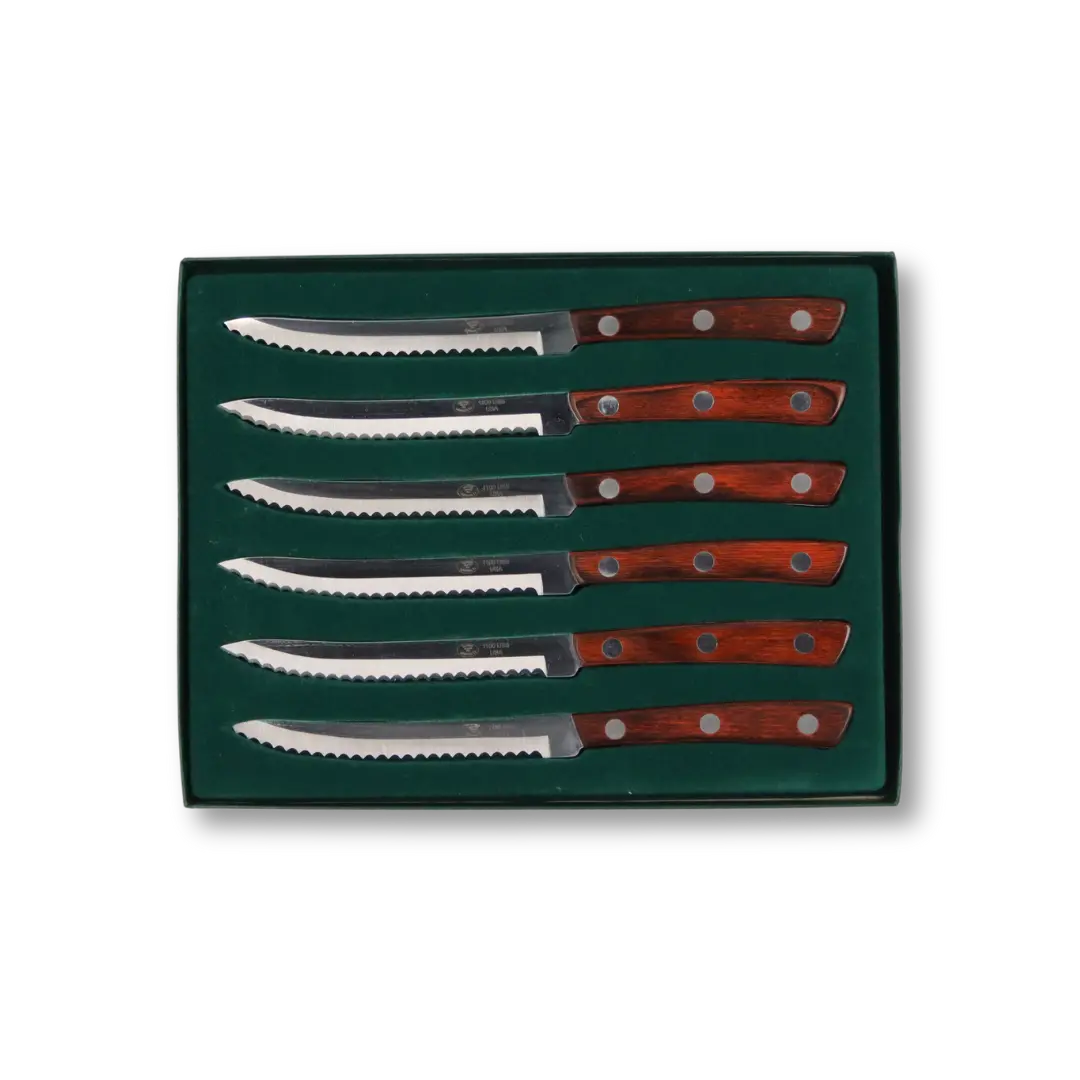 Rosewood Steak Knife Set (1100Uss) 1