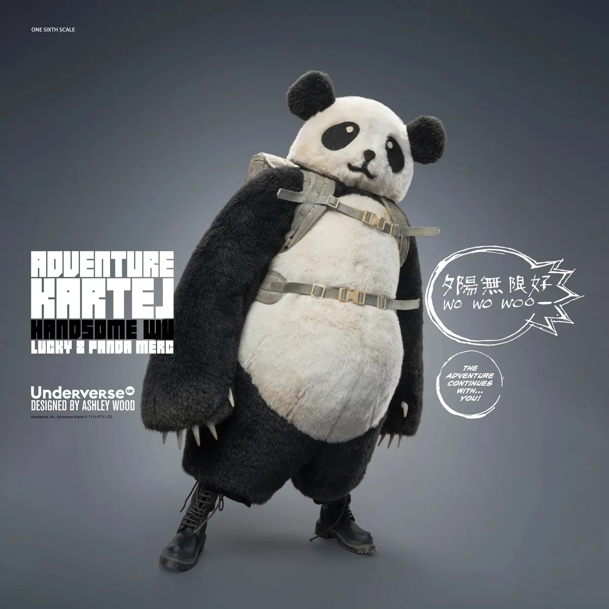 Adventure Kartel: Handsome Wu Lucky 8 Panda Merc (Pre-Order) 1