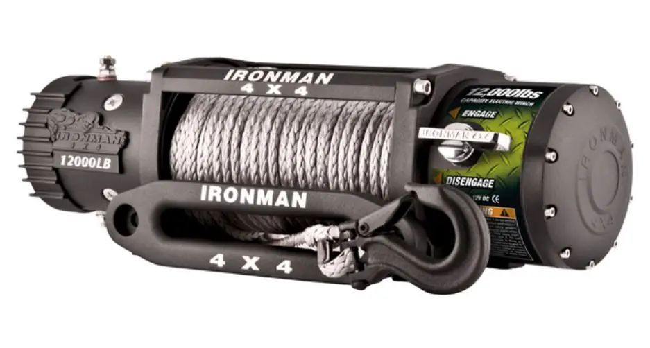 Ironman 12,000Lbs Monster Winch (Synthetic Rope)  (Sku: Wwb12000sr) 1