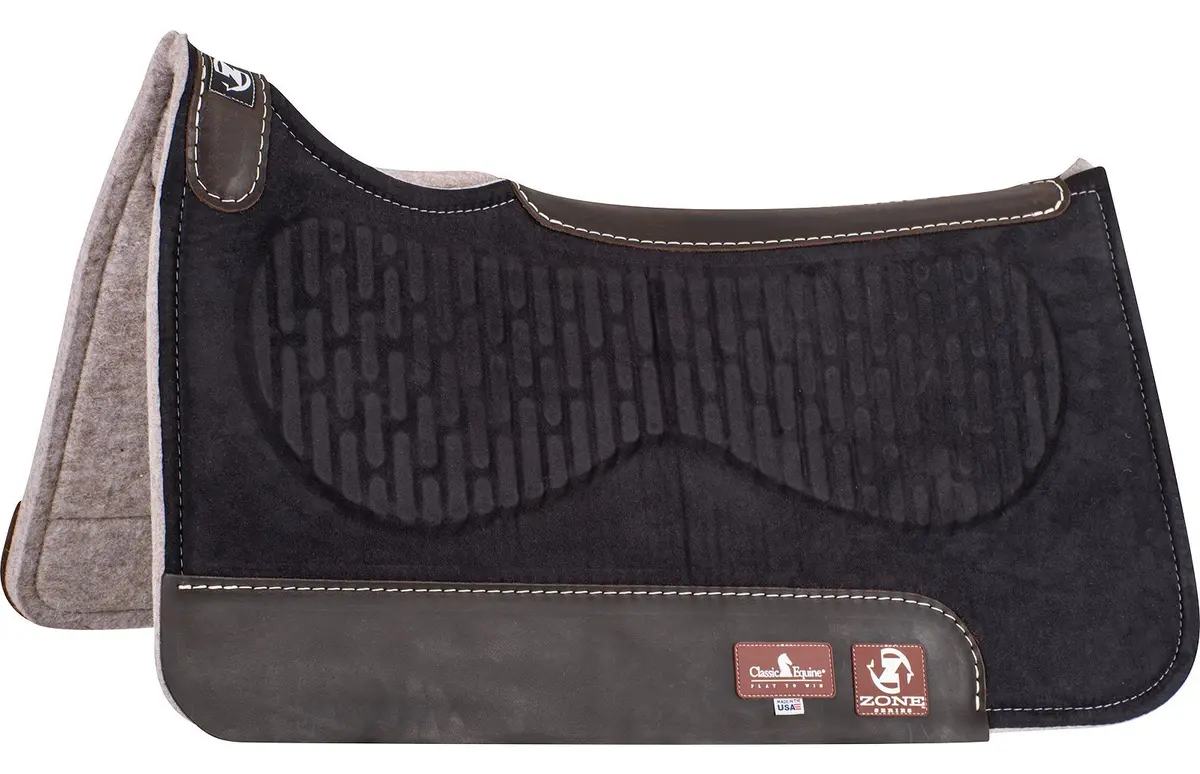 Classic Equine Zone Series Micro Suede Top Felt 1