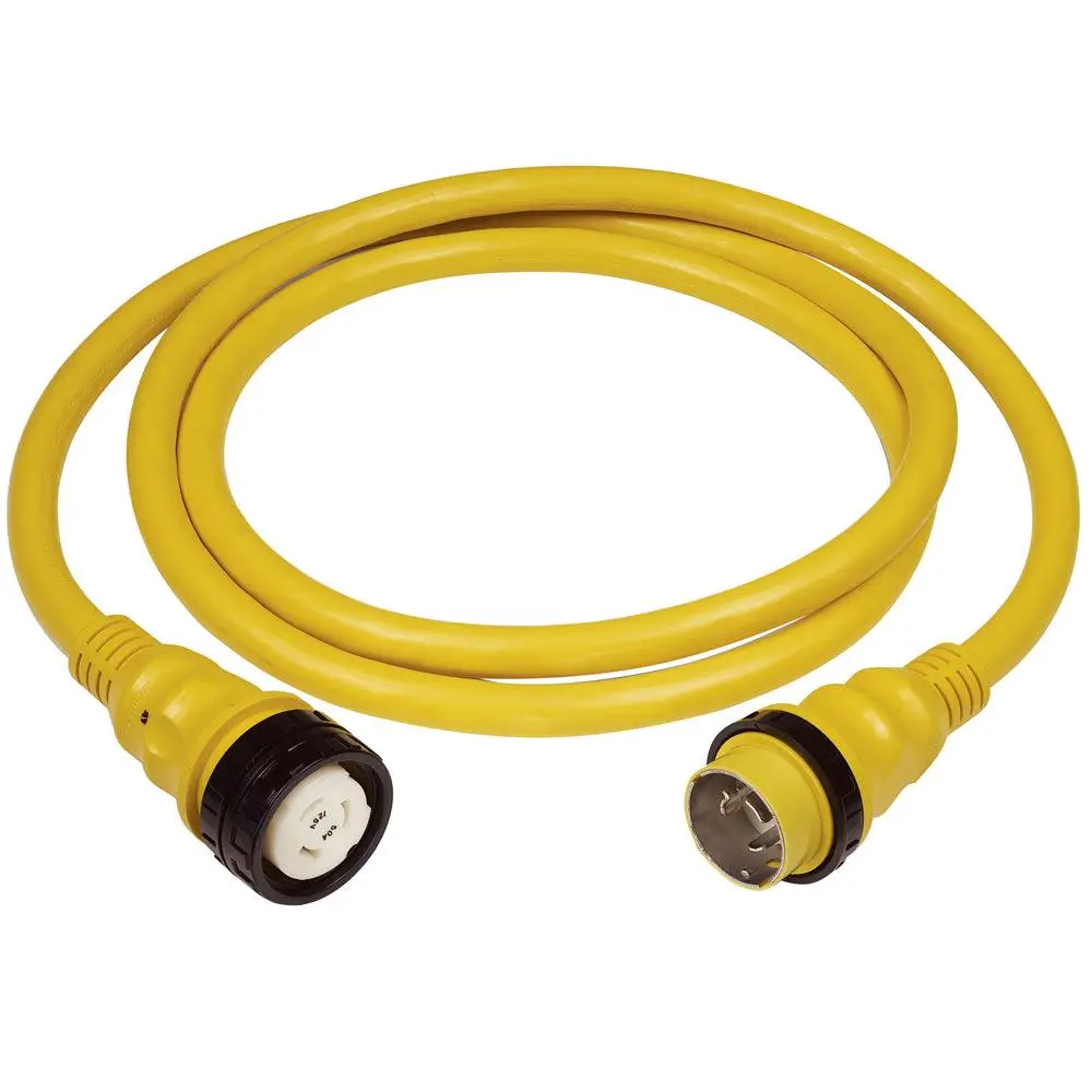 Marinco 50A 125V Shore Power Cable - 50' - Yellow [6153Spp] 1