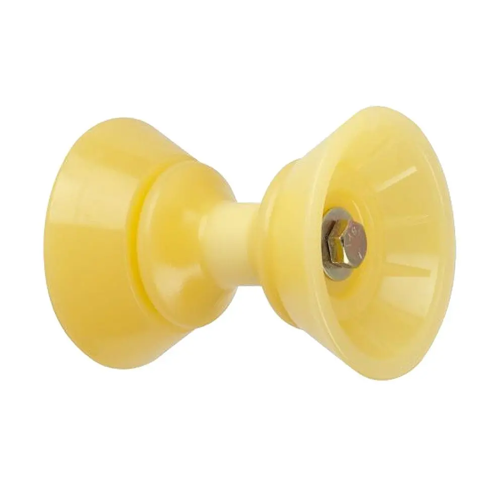 C.E. Smith 3" Bow Bell Roller Assembly - Yellow Tpr [29300] 1