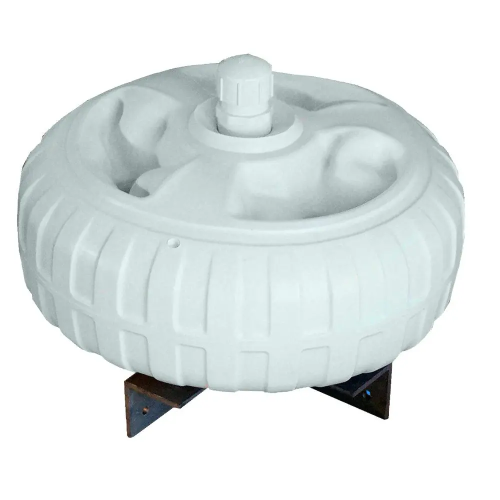 Dock Edge Inflatable Dock Wheel - 18" - White [De95077f] 1