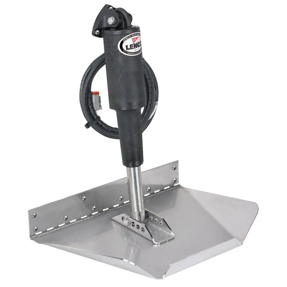 Lenco 9" X 14" Airboat Trim Tab Kit W/O Switch [15112-101] 1