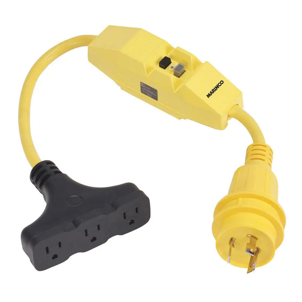 Marinco Dockside 30A To 15A Adapter With Gfi [199128] 1