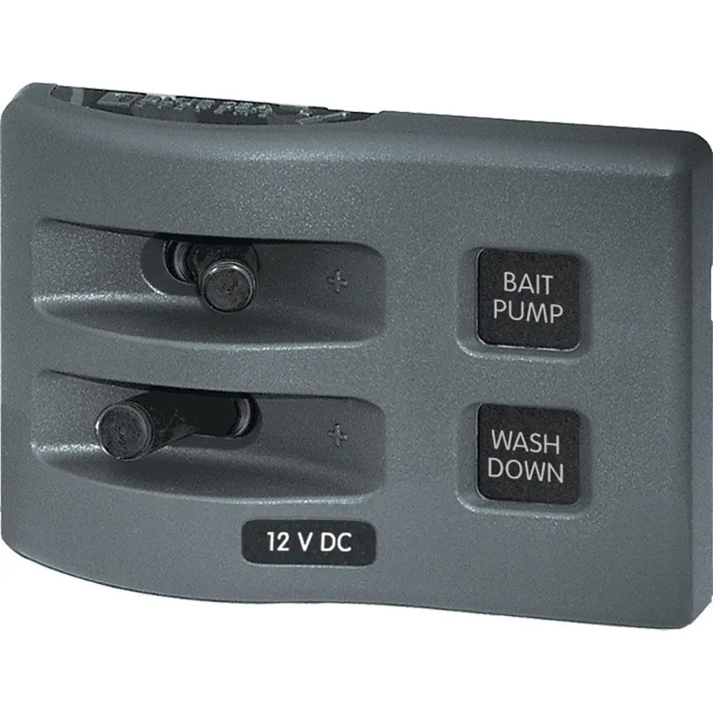 Blue Sea 4303 Weatherdeck 12V Dc Waterproof Switch Panel - 2 Position [4303] 1
