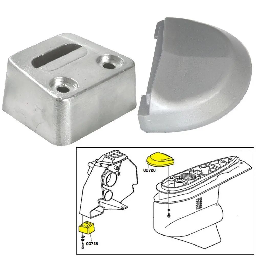 Tecnoseal Anode Kit W/Hardware - Volvo Sx - Magnesium [20708Mg] 1