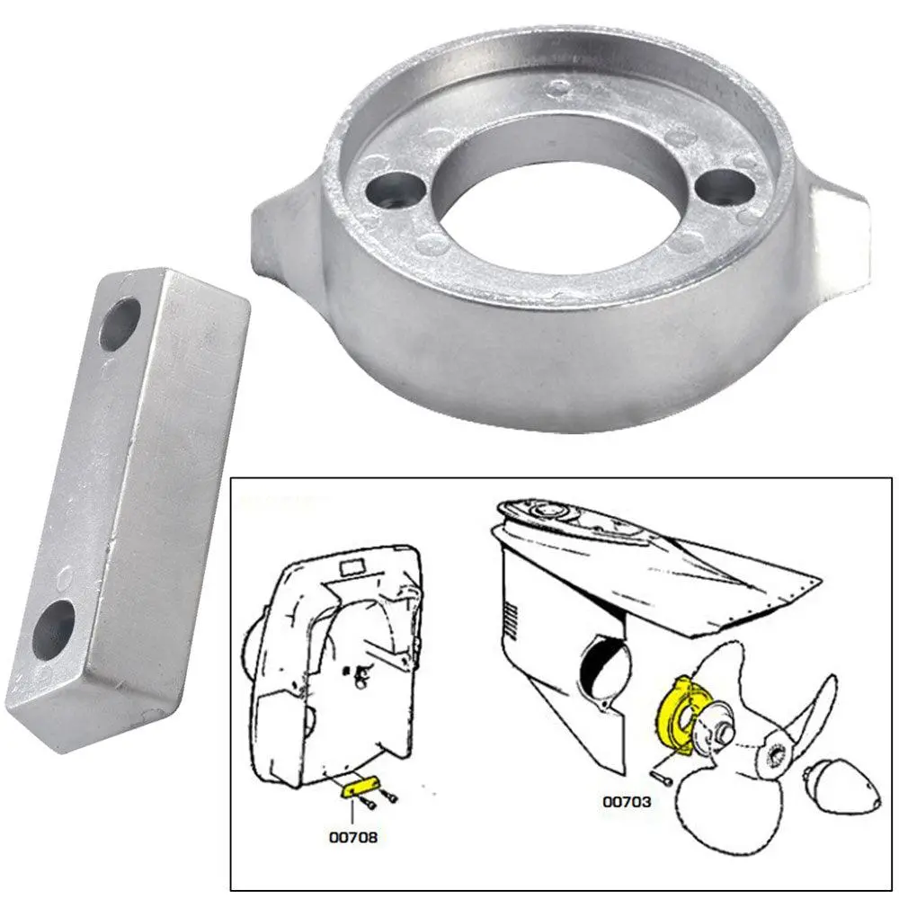 Tecnoseal Anode Kit W/Hardware - Volvo 290 - Magnesium [20705Mg] 1