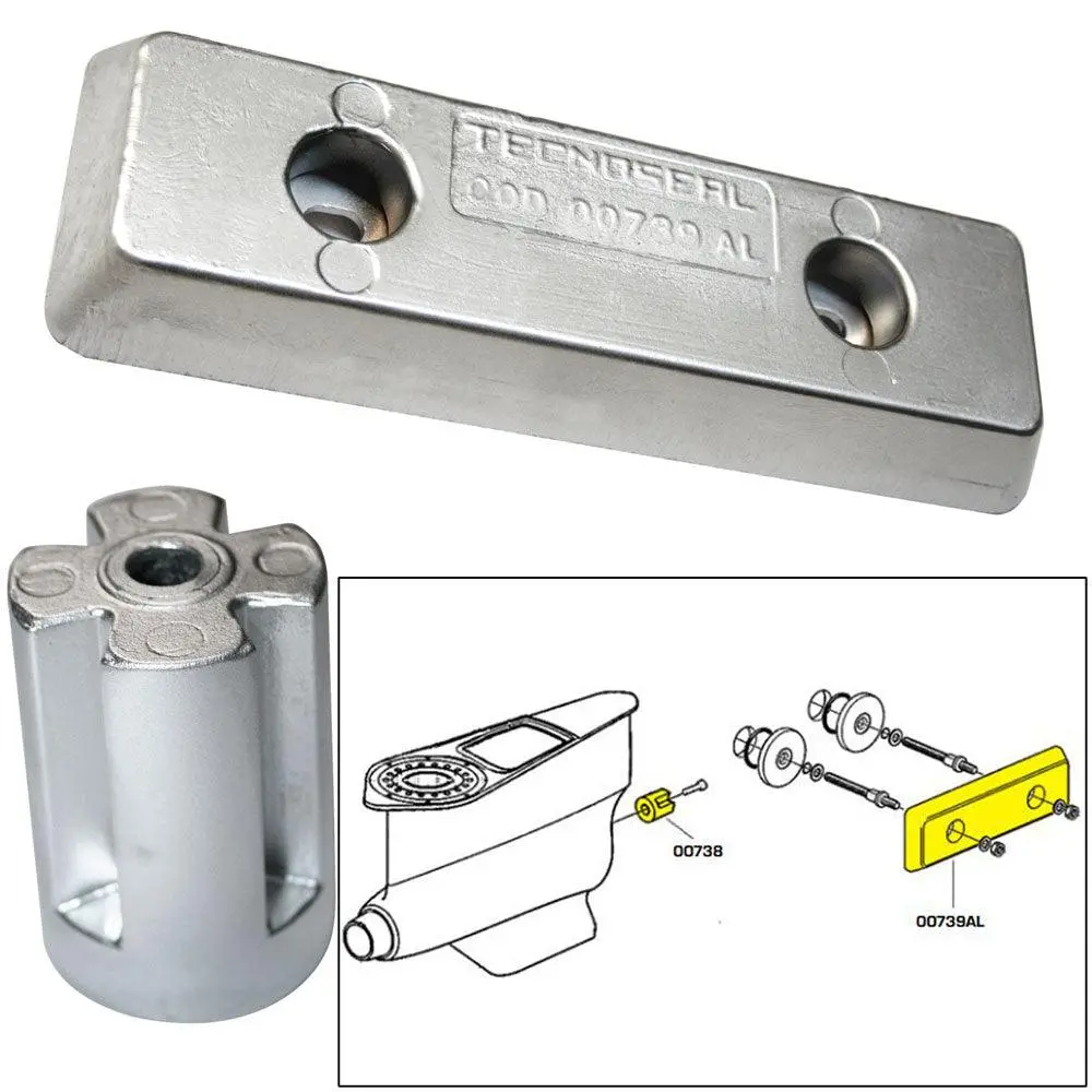 Tecnoseal Anode Kit - Volvo Ips - Zinc/Aluminum [20715] 1